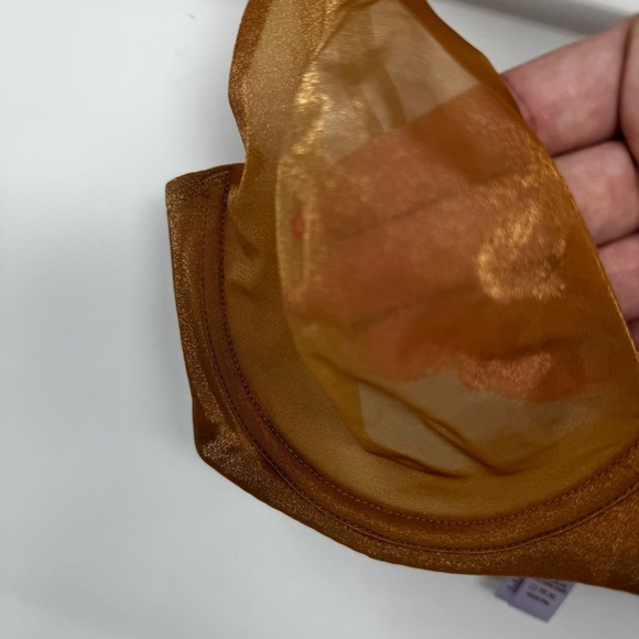NWT SavageXFenty Glissenette sheer Unlined bra 34C - Picture 2 of 7